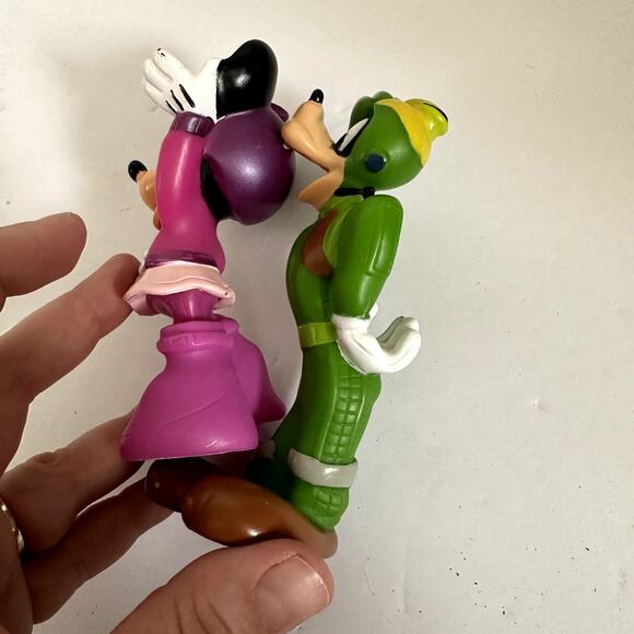 Vintage Minnie Mouse Goofy Roadster Racer Figures Rubber Replacement Toy - Picture 6 of 10